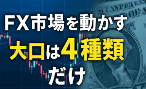 FX相場を動かす大口4種類を完全解説！機関投資家・ヘッジファンド・輸出入企業の行動パターンと対策